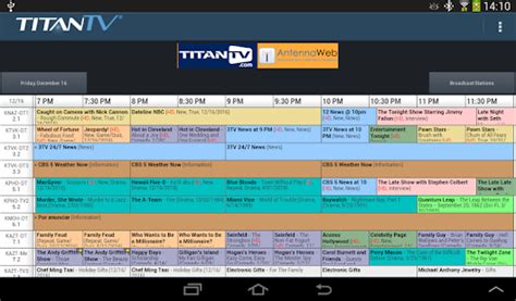 titan tv guide local listings broadcast