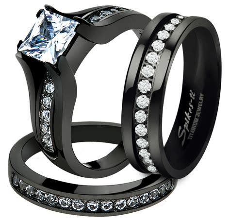 titanium diamond engagement rings for her