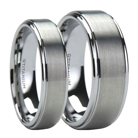 Titanium Wedding Bands for Couples