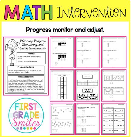 Title 1 Maths Intervention Worksheets