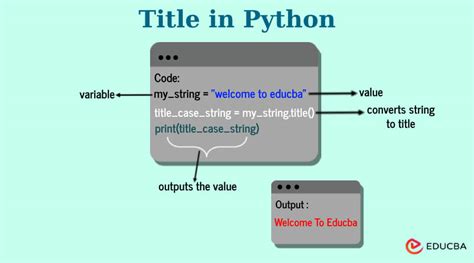 title case function python