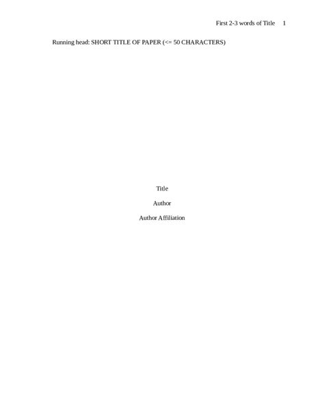 title page example in apa format
