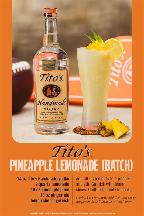 Tito's Pineapple Lemonade