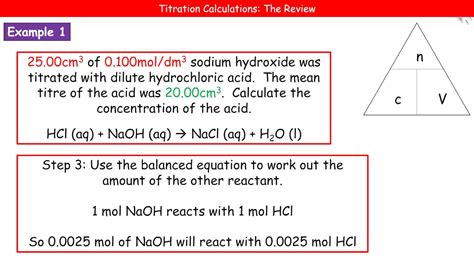 Titration Calculations Ocr A Level