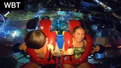 tits on rollercoaster
