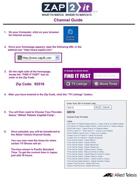Tivo Change Zip Code