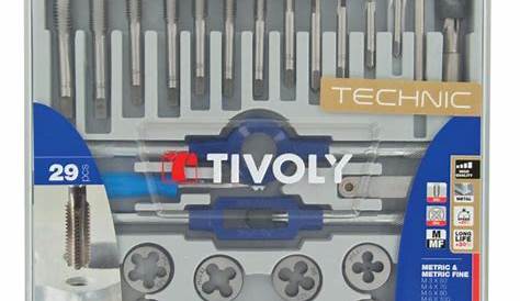 Coffrets forets bétons clipster B44 Tivoly Technic 8pcs