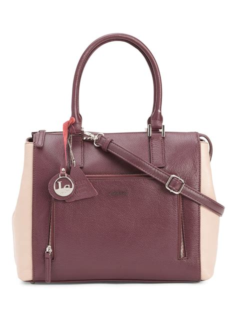 tj maxx italian leather handbags