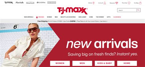 Tj Maxx Online site