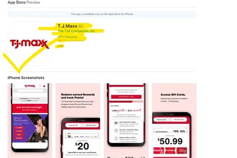 tjxrewards app