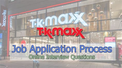 Tk Maxx Interview Process
