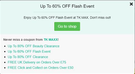 Tk Maxx Promo Code Nhs