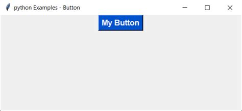Tkinter Button Bold