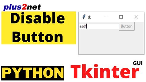 Tkinter Button State Disabled