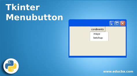 Tkinter Menu Example