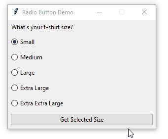 Tkinter Radio Button Not Working