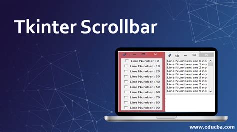 Tkinter Scrollbar Label