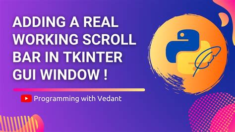 Tkinter Scrollbar Not Scrolling