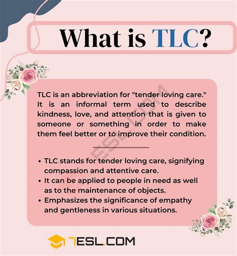 Tlc Time Meaning