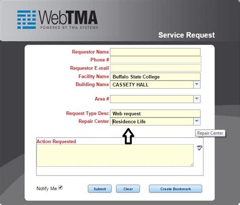 tma work order system