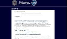 tms log in for va employees