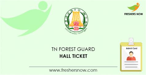 tn forest hall ticket 2020