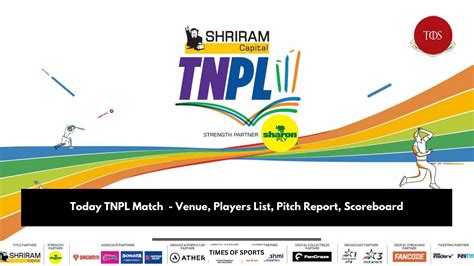 tnpl today match live score