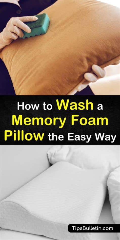 To Clean A Memory Foam Pillow