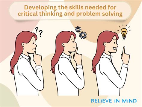to develop critical thinking and problem solving skills