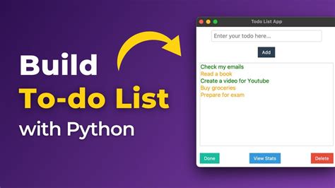 to do list app python github