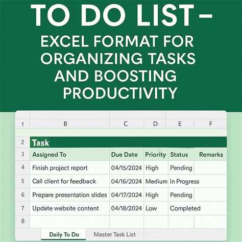 5 Excel To Do List Tips