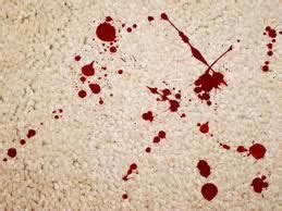 to leave blood on the carpet meaning