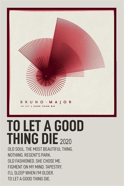 to let a good thing die poster