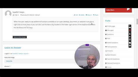 to see additional function in an open desktop