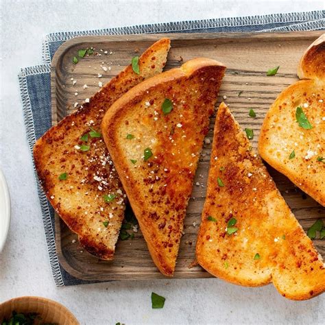 toast the garlic bread