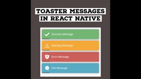 Toaster Message Meaning