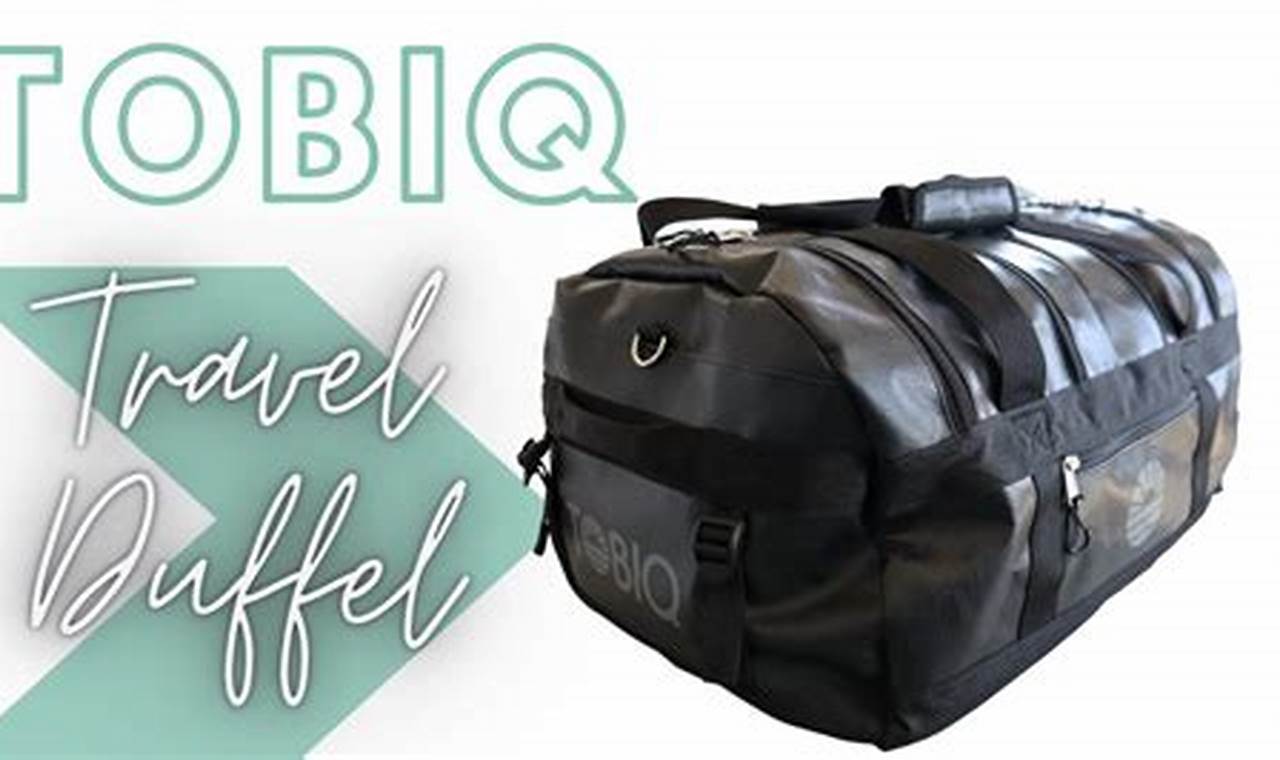 tobiq travel bag review