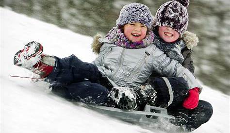 Tobogganing Edmonton ians Hit Toboggan Hills On Warm November Saturday