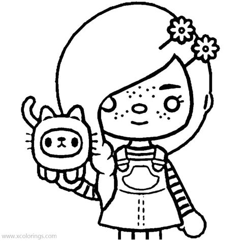 Toca Boca Coloring Pages Characters