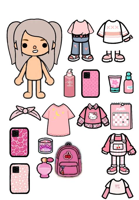 Toca Boca Doll Printable