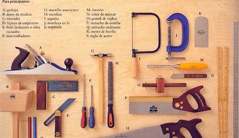 Herramientas de bricolaje y carpintería... ¿Para qué sirven