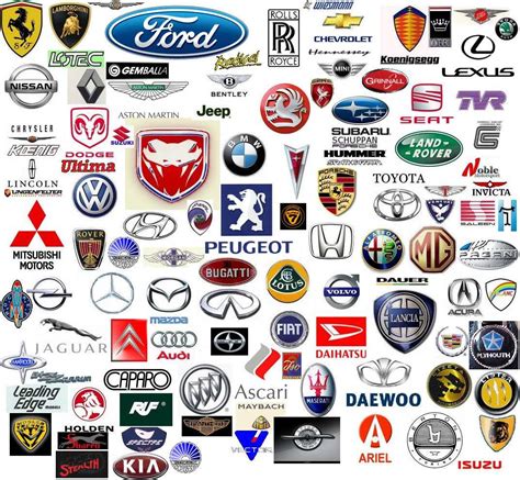 todas as marcas de carros