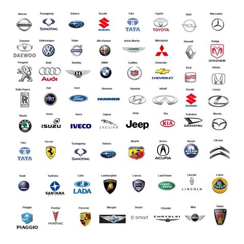 todas las marcas de los carros