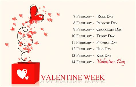 Valentine Week List 2021 Dates Schedule BulletinScore