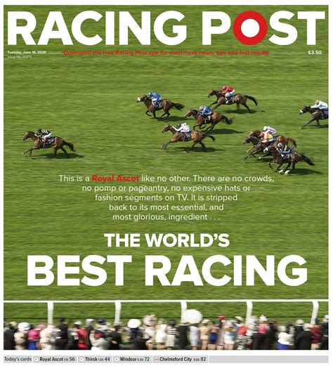 today's racing post cards
