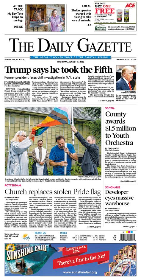 today's schenectady daily gazette