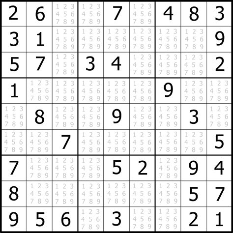 today's sudoku answer key
