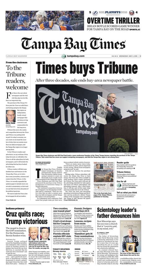 today's tampa bay times