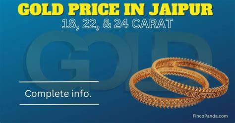 today gold price in jaipur