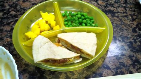 Toddler Bean Quesadilla